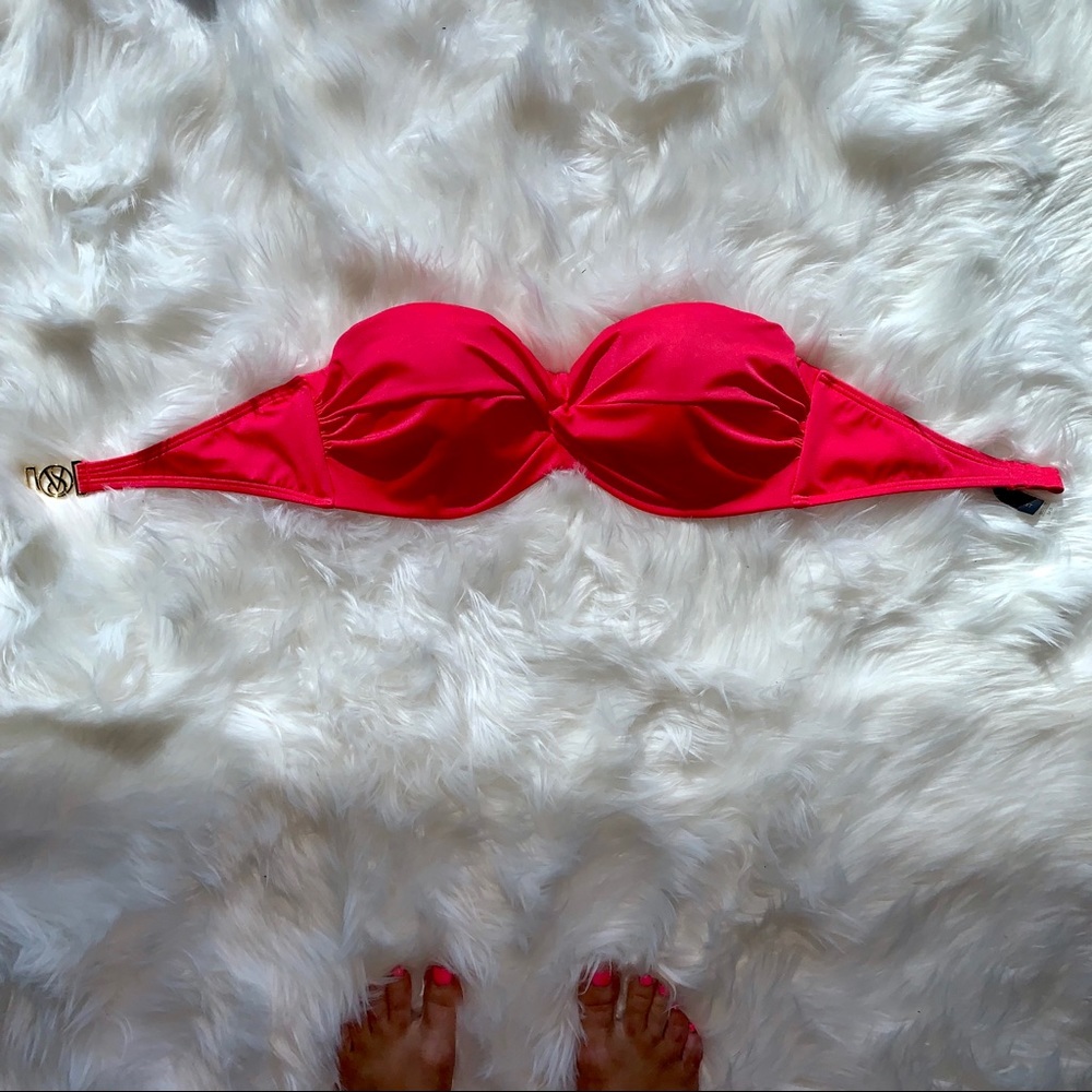 Victoria Secret Push Up bandeau Swim Top -34D